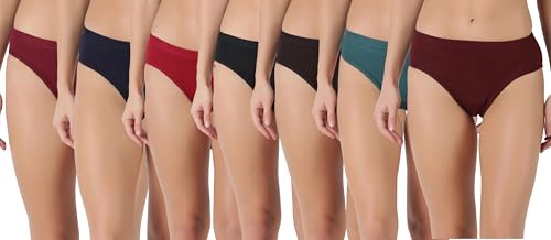 Image of Dollar Lehar Super Combed Cotton Women's Solid Hipster Panty - Actual Colour May Vary