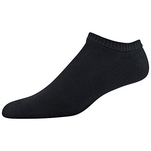 Gildan Men's Stretch Cotton Half Cushion No Show Socks, 12-pack - Image 4