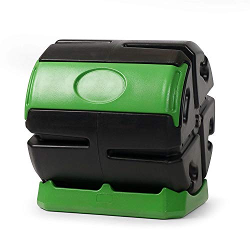 Generic Recycled Plastic 5-Cubic Ft Compost Bin Home Garden Rolling Composter