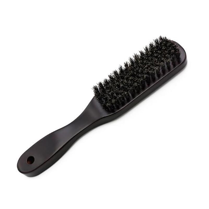 Ipetboom Pig Bristle Hair Brush for Men Double Sided Bristle Brush for Beard Cleaning and Stylingrooming