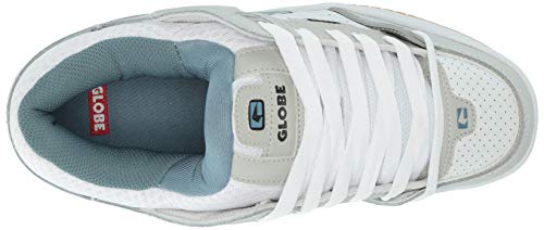 Image of Globe Men's Fusion Skate Shoe, Light Grey /White /Dusk, 11 Medium US