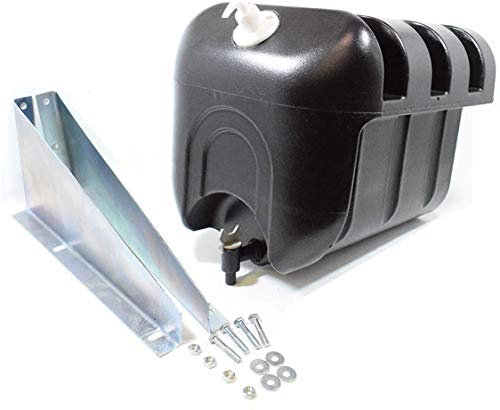 Volume: circa 35 litri MGF - Serbatoio dell\'acqua in plastica, 35 litri, nero, compatibile con camion, auto, rimorchi, trattori e piattaforme
