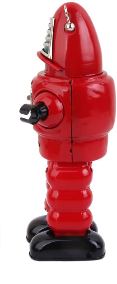 Amazon.co.jp: レトロ ブリキ製 玩具 ネジ巻式 ロボット