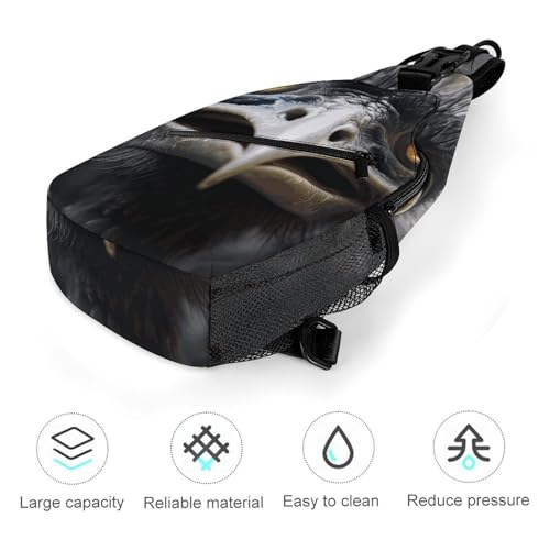 Mochila tipo sling casual ligera para hombre y mujer miniatura 5