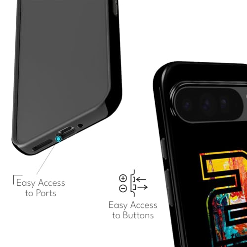 Image of MILLION CASES Art Burst Crystal Case for Google Pixel 8a, Google Pixel 8a Back Cover Case(2024) - PC | Midnight Black