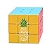 PineFruit Stand Tall Be Sweet Yellow Quote Magic Cube Puzzle 3x3 Toy Game Play