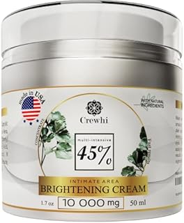 VAITE Brightening Skin Cream for Sensitive Areas Dark Spot Corrector - Dark Spot removal for Men and Women - Bright Gel for Face, Bikini - Skin Care & Natural Product - 45% percent