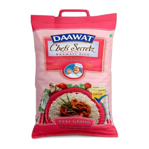 Daawat Chefs Secretz Light XXXL Basmati Rice 5 kg