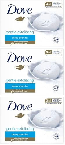Beauty Cream Bar Katı Güzellik Sabunu Gentle Exfoliating Nemlendirici Etkili, 90 g 3'lü set