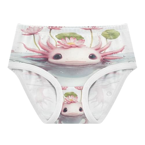Cute Axolotl Lotus Toddler Girls's Underwear 2T 202b8895