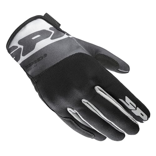 SPIDI Flash KP Motorradhandschuhe, Grau/Schwarz, 3XL