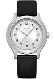 RUYEOOK Watch for Women Nurses Nursing Students Lady,Variety Colors, Second Hand,Soft Silicone Band Waterproof Quartz Analog Female Bracelet Dress Elegant Watches (G725 Silver Black)