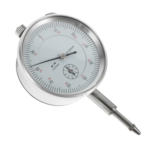 STOBAZA Aluminum Racks Depth Gauge Dial Indicator 0-10mm Magnetic 0.01mm Accuracy