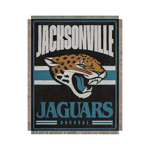 FOCO Jacksonville Jaguars NFL Team Logo Woven Tapestry - 46" x 60"