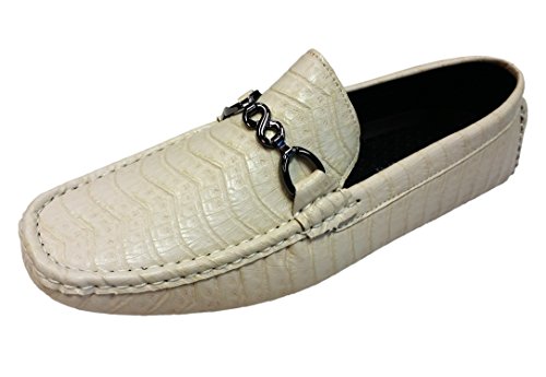 Mardini Men's Casual Shoe Loafer Italian Style Slip On (11 D(M), Beige)