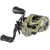 Sougayilang Baitcasting Reel, 8.0:1 High Speed Gear Ratio, 18LB Carbon Drag, 9+1 Shielded Bearings, Magnetic Brake System, Anti-Backlash, Smooth Casting Reel for Bass Fishing, Beginner to Professional