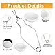 250 G, 150 G, 100 G Quarztiegel-Set mit Edelstahlhalter, Zum Schmelzen von Gold, Silber, Kupfer, Ideal für Juweliere, Metallarbeiter
