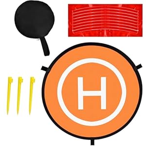 Landing Pad Faltbar 55CM,Universal Foldable Drohne Landeplatz,Drohnen-Landepla... Faltbare Landing Pads,Für Mini 3 Pro/Mini 2/Mavic 3/Air/Avata/FPV/Inspire Drohnen USW,Kiuiom