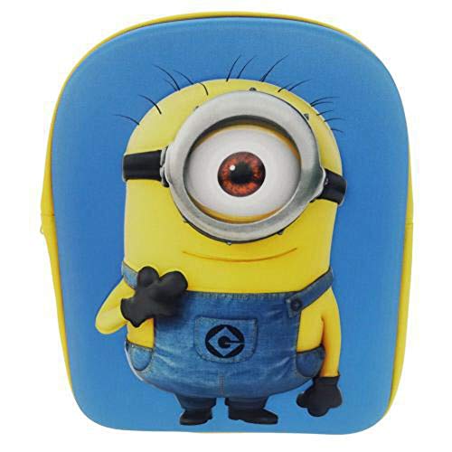 Minions Mochila Infantil EVA  30 cm  6 litros  Color Azul