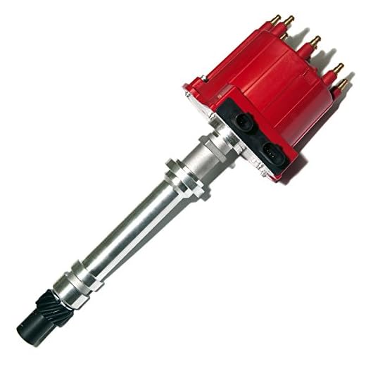 MAS Small Block Big Block EFI TBI Distributor 1987-1997 5.0L 5.7L 7.4L Compatible With GMC Chevy C/K Pickup Truck Van Camaro 305 350 454 HEI652R Red Cap GM19