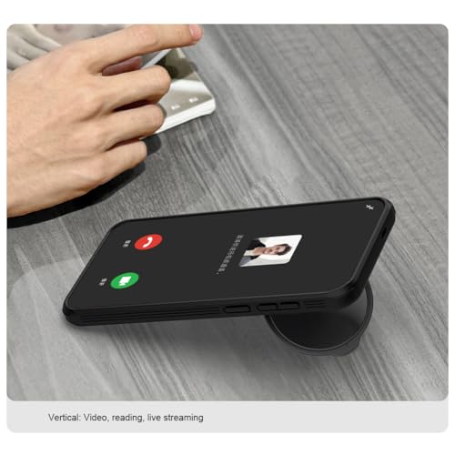 Image of CamShield Prop Magnetic Case for Vivo X300 Pro | Compatible with MagSafe | Clear PC Camera Lens Cover Bracket | Shockproof Slim Back Cover with Foldable Stand | Anti-Scratch Phone Case - Black