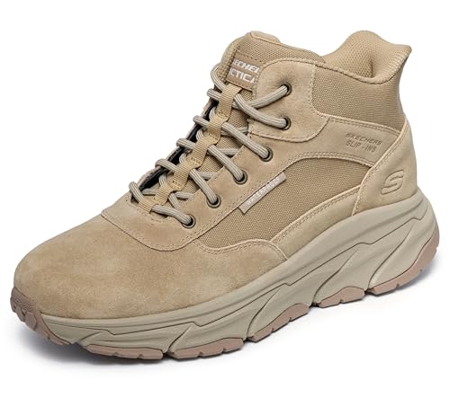 Skechers Men's D'lux Journey Sr-Duross Bungee Laced Military & Tactical Boot