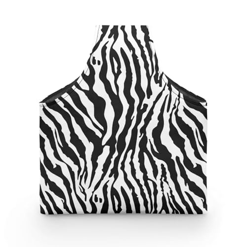Image of KUIFORTI Knitting Yarn Bag Zebra Print Yarn Bags for Crocheting on The Go Black Crochet Storage Bag for Women Girls at Home Travel Yarn Tote for Crochet Accessories, Knitting Needles, Large Size