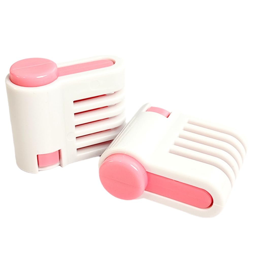 CTRLZS 2pcs/Set Cake Slicer Bread Divider Layering Aid Serrated Knife Divider Toast Baking Tool B