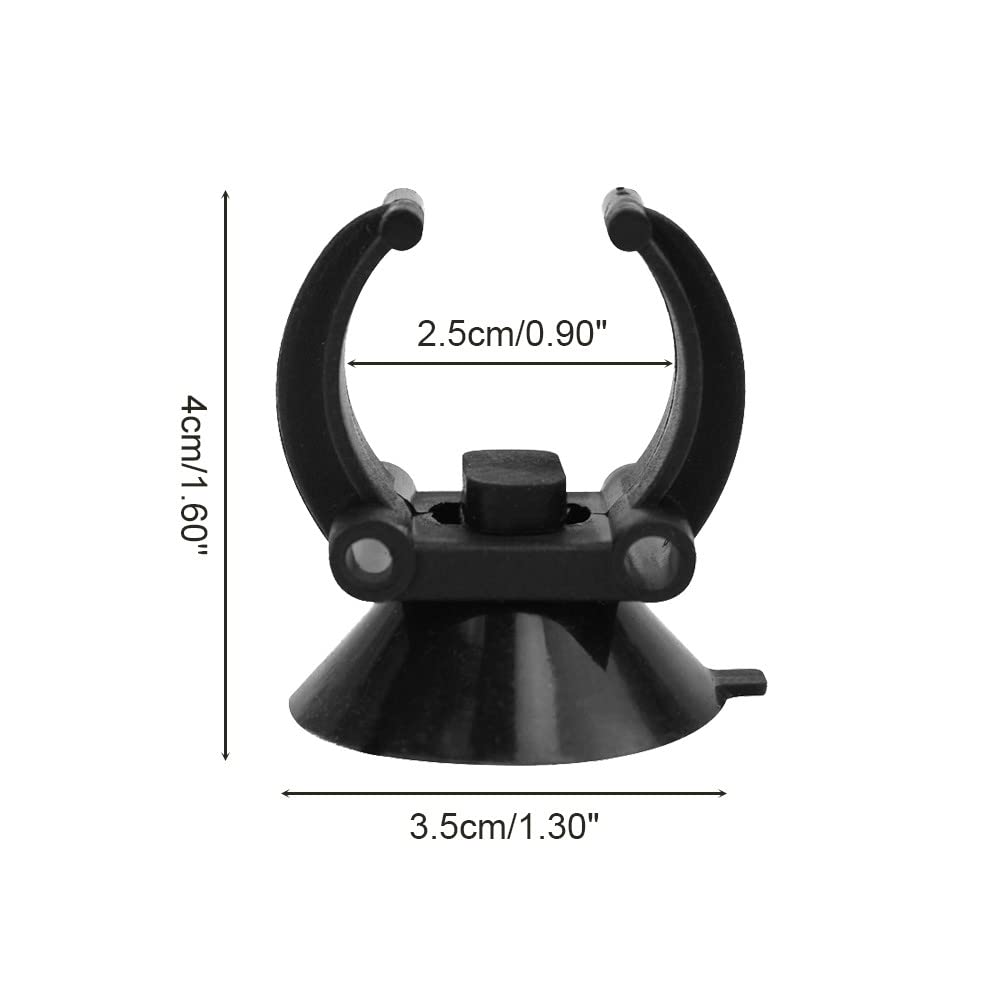 DONGKER 10 PCS Ventouses Chauffantes pour Aquarium, Lampe de Plongée Ventouse Gel de Silice Ventouse avec Clips pour Fish Tank