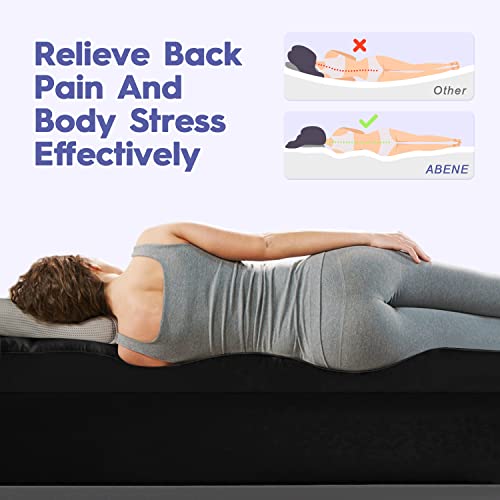 ABENE Mattress Topper for Back Pain Relief, Extra Thick Mattress Pad Pillowtop, Soft Mattress Protector Cover with 8"-21" Deep Pocket, Overfilled Down Alternative Filling (Black, California King)