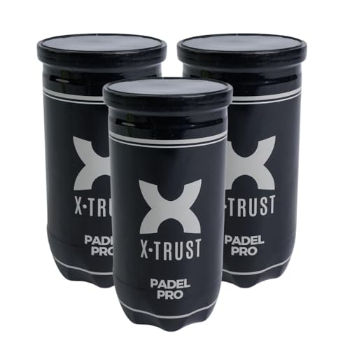X-Trust Padel Pro X2 Padel Balls | 3 Cans for Ultimate Performance