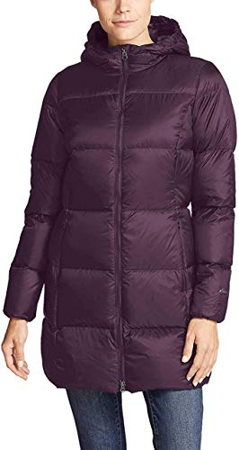 Eddie Bauer Women's Water Repellent Luna Peak Down Parka (XS, Deep Eggplant)