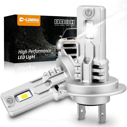 Bombillas H7 LED Canbus para viajar de noche con luz alta y baja super brillante 6500K
