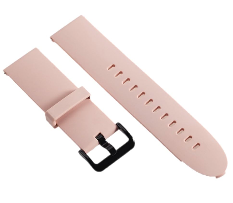 Panda Bobo for Reflex Active Watch Strap Silicone Replacement Watch Band Series 4/5/6/7/9/10/12/13/14/15/16/23/26 (Light Pink) — image 1