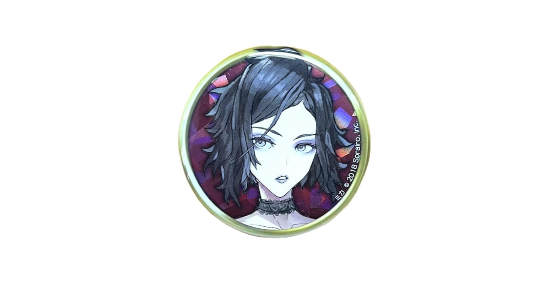 希少】人狼ジャッジメント 缶バッジ ミカ ホロなし 2点セット