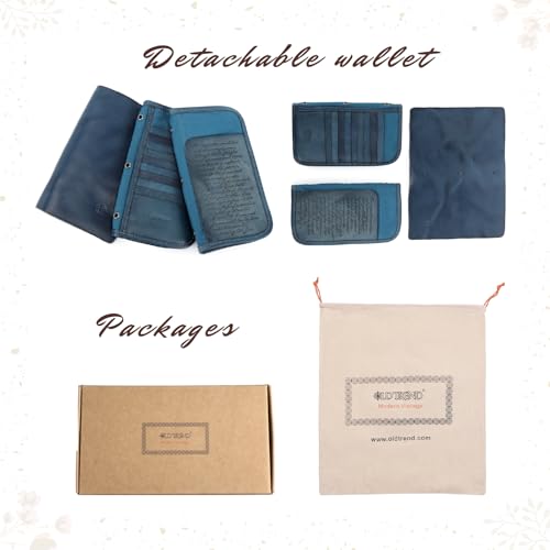 Image of OLD TREND Genuine Leather Nomad Organizer Travel Wallet | Women's Wallet Clutch Passport Holder