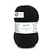 Produktbild Gründl Wolle Big Mamma uni - XXL Wolle zum Stricken - Strickgarn - Weich und hautfreundlich - 100% Polyacryl - 1 Knäuel 400 g / 1040 m - Nadelstärke 3,5-4,5 - schwarz