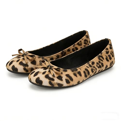 Image of Women's Foldable Ballet Flats - Portable Flat Shoes for Travel and Wedding that Fit in Your Purse