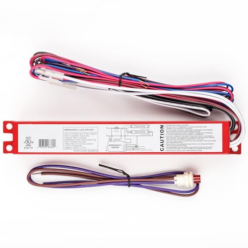 Diodesy- Emergency LED Driver with Emergency Battery Backup 10W AC Modules & EM BP Tubes 120-277V Power for Truck Vehicles Laptop