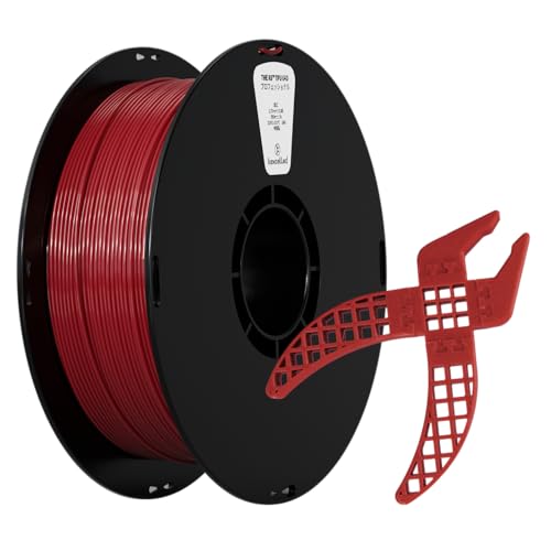 kexcelled 3Dプリンター TPUフィラメント 64D 1.75mm径 正味量1KG(2.2LB) 寸法精度+/-0.05mm 柔軟性も耐久性も優れる新型素材,真紅