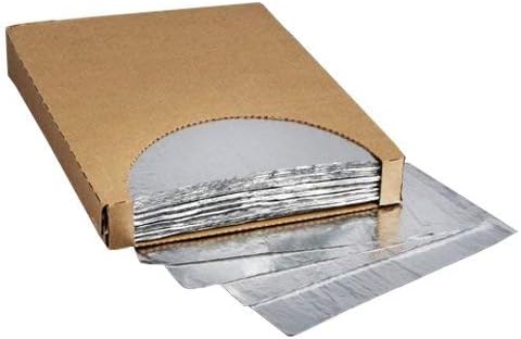10 3/4" x 14" Insulated Foil Sandwich Wrap Sheets, 500 ct