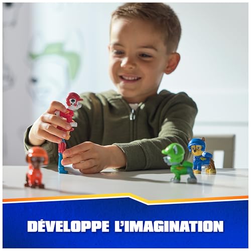 Paw Patrol Pat Patrouille Coffret Cadeau 7 Figurines Rescue Wheels Figurine À Collectionner Thème Tout Terrain Pat Patrouille Jouet Cadeau Enfant Et + Jouet Enfant Et + - vue 8