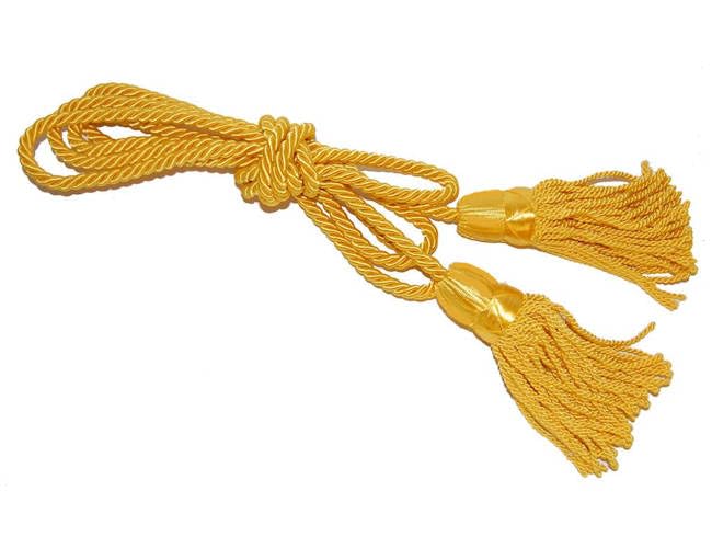 Gold flag cord and tassels