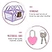 OSKOE Kids Toys 2sets Craft Adorable of Trinket for Girls Necklace Candy Decor Vintage Hair Party Holder Exquisite Desktop Clear Makeup Trunks with Jewelry Toys Storage Headbands Girl Toys