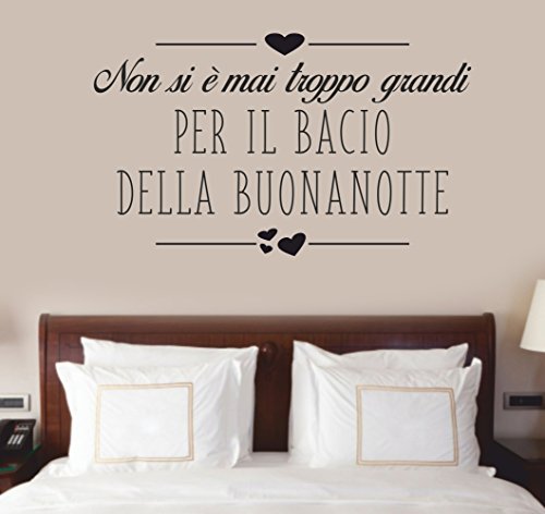 Adesivo murale - wall sticker - Non si è mai