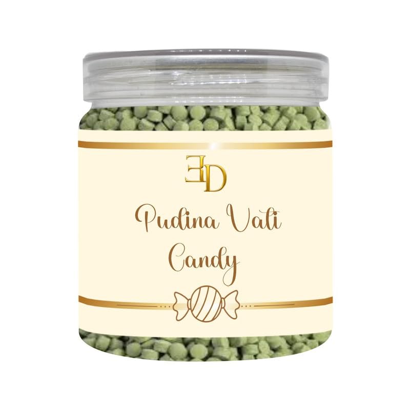 EDZZEL Rose Peppermint Candy - Refreshing Floral Mint Hard Candies