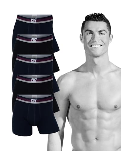 CR7 Boxershorts Herren Baumwolle 5er-Pack Cristiano Ronaldo Unterhosen