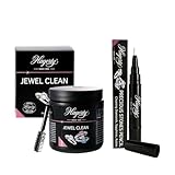 Hagerty Jewel Clean Bath 170ml & Stones Pencil Set 4ml | Jewellery Cleaner Kit for Precious Stones & Gold - Jewellery Care Set for Personal Use, Protects Jewellery