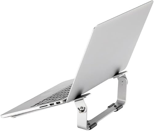 Miniatura 3 de Laptop Bracket Aluminum Alloy Bracket Desktop Heightening Radiator Folding Table Raising Pad Support Base Durable (Color  Silver)