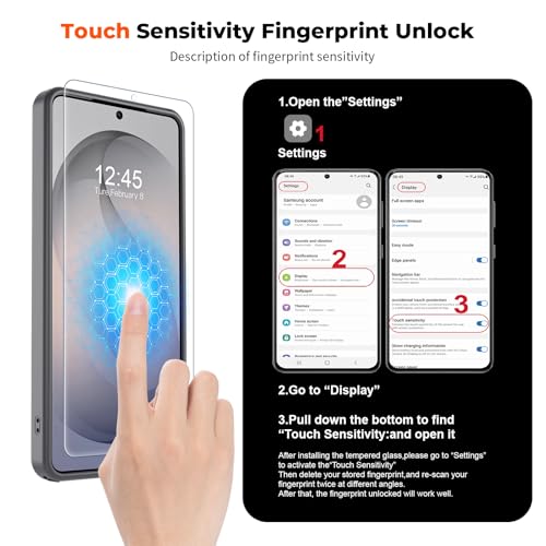 Image of SUPFINE Magnetic for Samsung Galaxy S26 Ultra Case with Screen Protector, (Built-in Magnets) (Military Grade Drop Protection) Slim Translucent Shockproof Phone Case,Titanium Gray